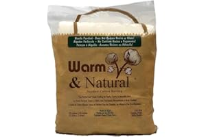 Warm Company 2381 Batting 90-Inch by 96-Inch Warm and Natural Cotton Batting, Full