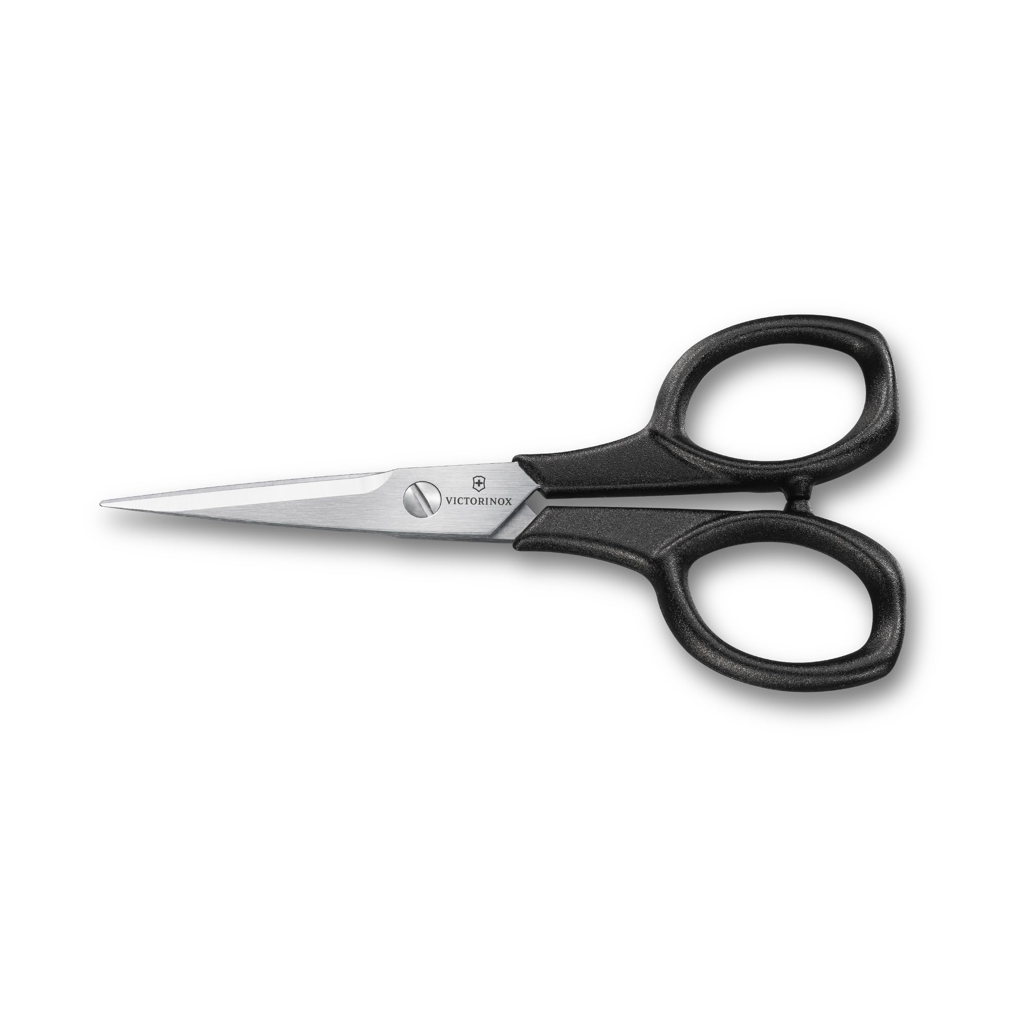 Victorinox Household Scissors “Italy”, Craft Scissors, Paper Scissors, Sharp Blade, 10 cm, Sturdy Plastic Handle, Stainless Steel, Black