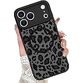 KANGHAR Case Compatible with iPhone 17 Pro Max Leopard Printed Pattern [Compatible with Magsafe] Cute Cheetah Protective Magnetic Case for Girls Women Men 6.9"