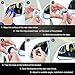 Blind Spot Mirror, DEDC Fan Shape 360 Degree Rotate Sway Adjustabe Blind Spot Mirrors, HD Glass Convex (Low Curvature) Frameless Stick On Lens (Pack of 2)