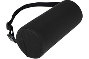 MIDLADE Lumbar Pillow, Lumbar Support Pillow for Office Chair & Car, Have Ajustiable Strap & Washable Cover, 11 Inch Lower Back Support for Office chair, Car, Bed Back Pain Relief & Posture Correction