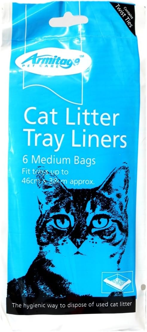 Armitage Pet care Cat Litter Tray Liners (Medium) 6 Pack