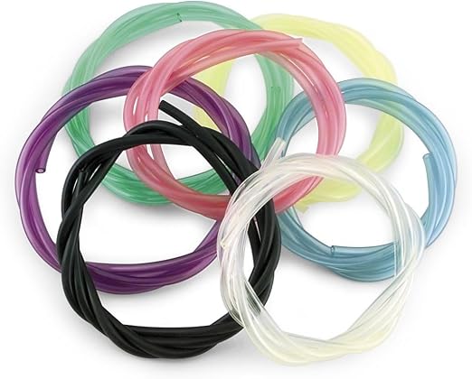 Red Sz 3 ft Helix Racing 1//4/" X 3//8/" Colored Fuel Line