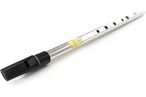 Feadóg Traditional Irish Nickel Tin Whistle in the Key of D (Grey)