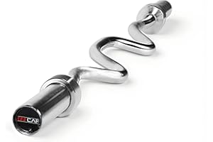 CAP Barbell 48-Inch Super Curl Olympic Barbell for 2-Inch Weight Plates | Multiple Options