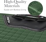 LeMieux Close Contact Suede Square Saddle Pad Ink Blue Small/Medium view 4