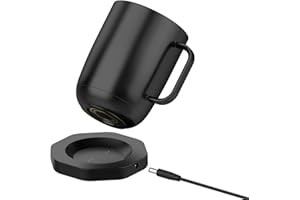 PUSOKEI Charging Coaster for Ember Temperature Control Smart Mug 1/2/2+, Smart Mug Charging Dock Base with Charge Cable, 4 Pi