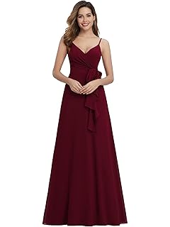 Ever-Pretty A-línea Vestido de Noche Corte Imperio sin Mangas Largo 00963