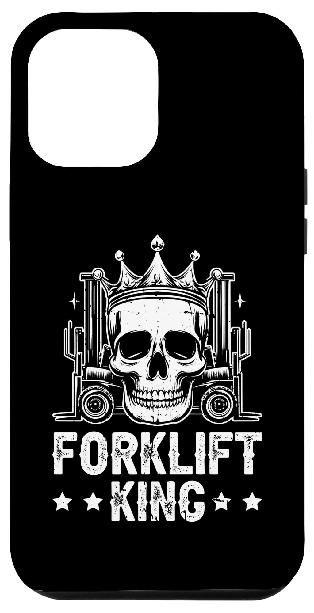iPhone 13 Pro Max Forklift Operator Skull Forklifter Warehouse - Forklift King Case
