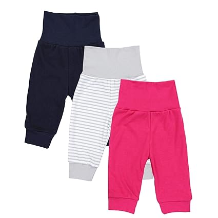 TupTam Baby Mädchen Lange Pumphose 3er Pack