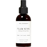 Muse Apothecary Pillow Ritual - Aromatic, Calming and Relaxing Pillow Mist, Linen and Fabric Spray - Infused with Natural Aromatherapy Essential Oils - 4 oz, Bergamot + French Lavender + Sandalwood