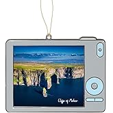 Ireland Christmas Ornament,Metal Ornament The Cliffs of Moher Souvenir,Hanging Xmas Tree Decorations
