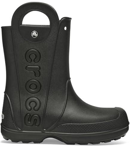 Amazon.com: Crocs Unisex-Adult Crush Rain Boots, Black, 2 Men