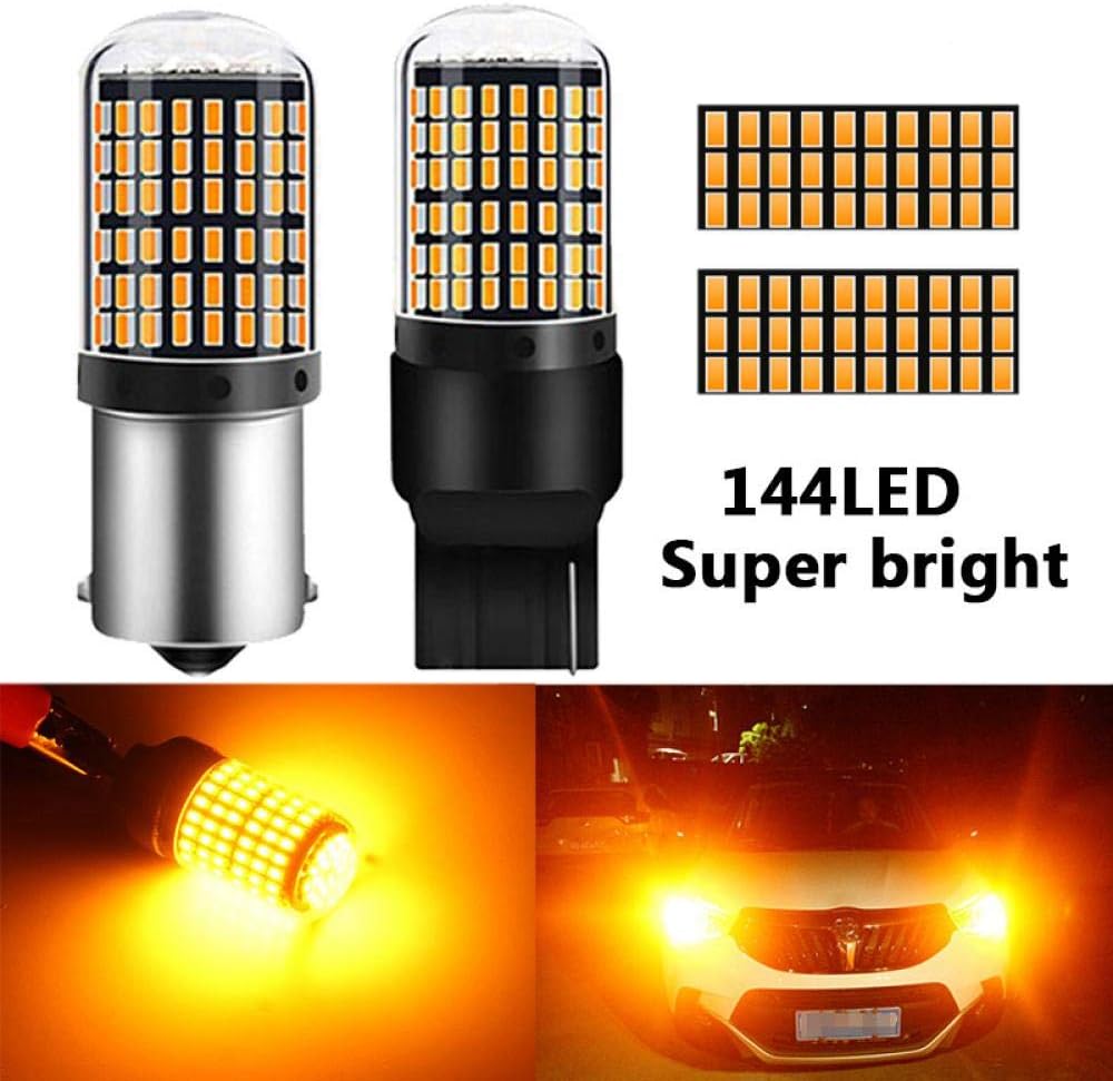 1pc CanBus P21w Py21w BAU15S T20 LED W21W W21/5W 7440 Led S25 1156 BA15S Bulbs 3014 144smd Car Turn Signal Lights Brake Lamp Red 1156 BAU15S