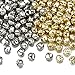 Zhanmai 400 Pieces Jingle Bells, 1/2 Inch Craft Bells Bulk, Christmas Bells for Crafts DIY Bells for Wreath, Holiday Christmas Decoration (Silver/Gold)