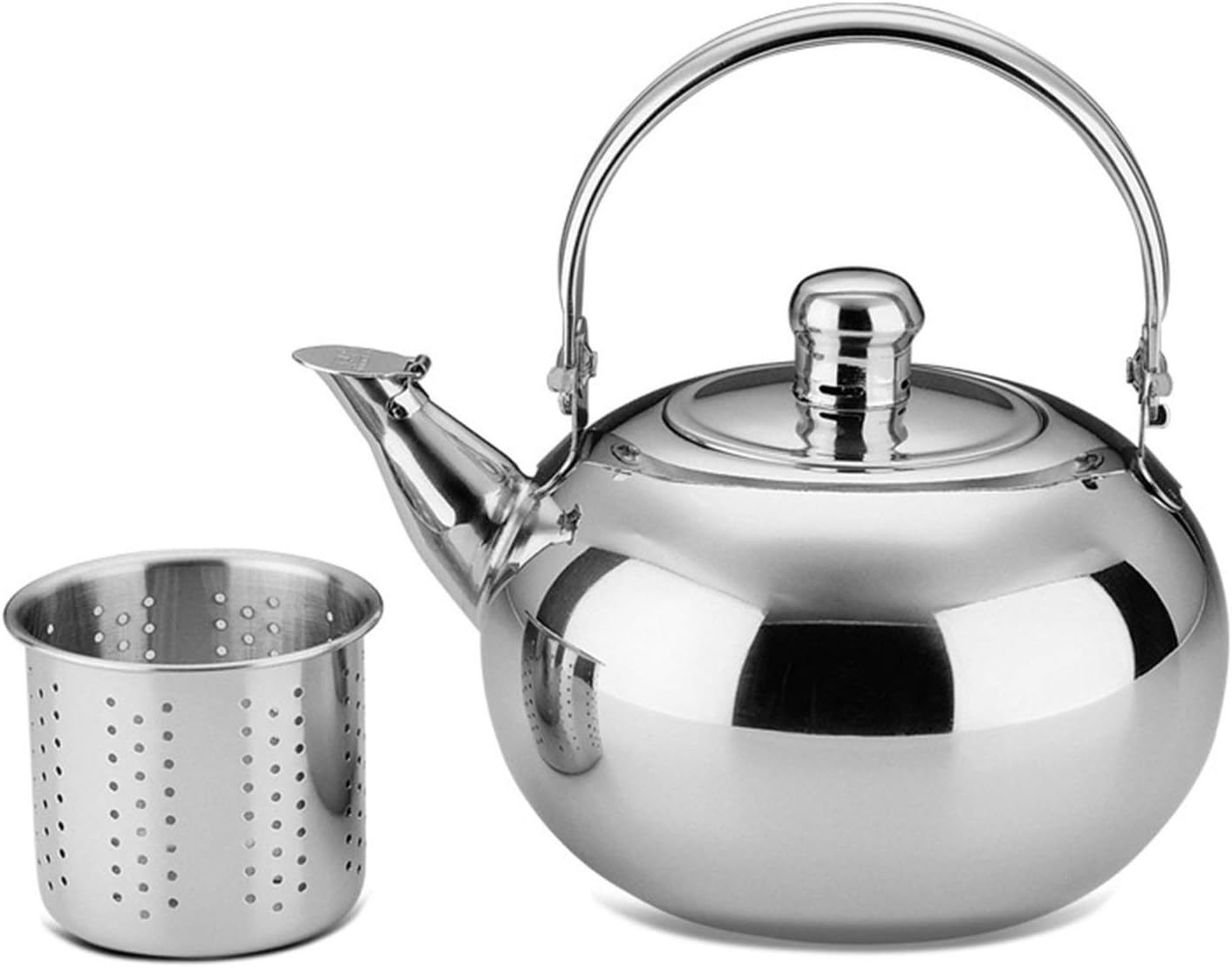 NLIAN Modern Stainless Steel Stove Top, Induction Whistling Kettle