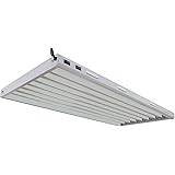 VIVOSUN 4ft 8 Lamp T5 HO Fluorescent Grow Light Fixture - UL listed, High Output Fluorescent Tubes