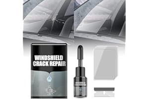 Qeuxv Windshield Crack Repair Kit, 2024 New Car Windshield Crack Repair Fluid, Windshield Adhesive Crack Crack Repair Agent, Window Glass Crack Repair Kit (Set of 1)