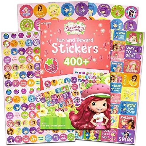 Strawberry Shortcake Reward Stickers ~ Over 400 Reward Stickers for Charts, Calendars and Planners
