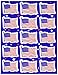 Beistle U S Flag Stickers