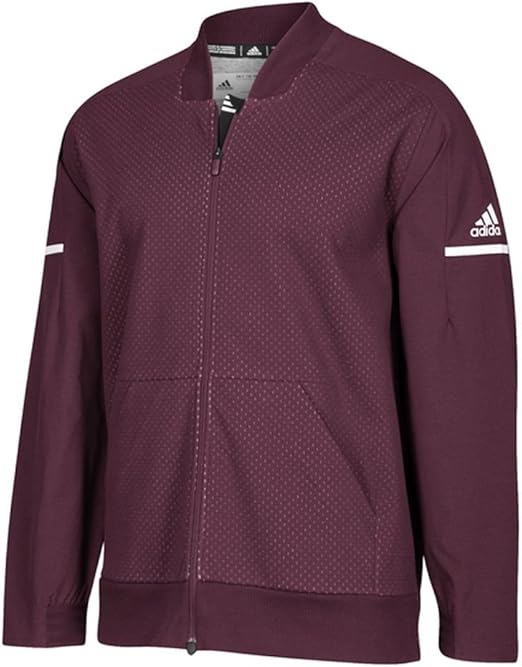 adidas Squad Bomber Jacket Men's MultiSport 4XLT Maroon/White