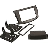 Scosche TA2055B Compatible with 2006-12 Toyota RAV4 ISO Double DIN & DIN+Pocket Dash Kit Black