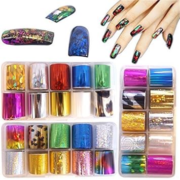 Amazon Com Warm Girl 3 Box Starry Sky Stars Nail Art Stickers Tips Amazon Com Warm Girl 3 Box Starry Sky Stars Nail Art Stickers Tips