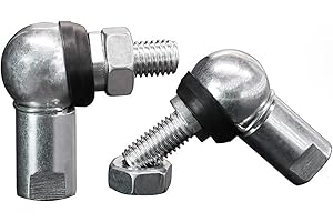 DIN71802 CS8 CS10 CS13 CS16 M5 M6 M8 M10 Angle Ball Joint Rod End Bearing with Rubber Seals Ball Bearing(CS16 M10x1.5,Right T