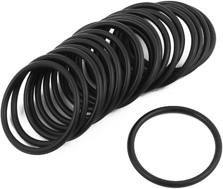 Aexit 20 Pcs Black 28mmx2mm Oil Resistant Sealing Ring O-shape NBR Rubber Grommet (afe33751a76e9977faf4bf4ac44c92bc)