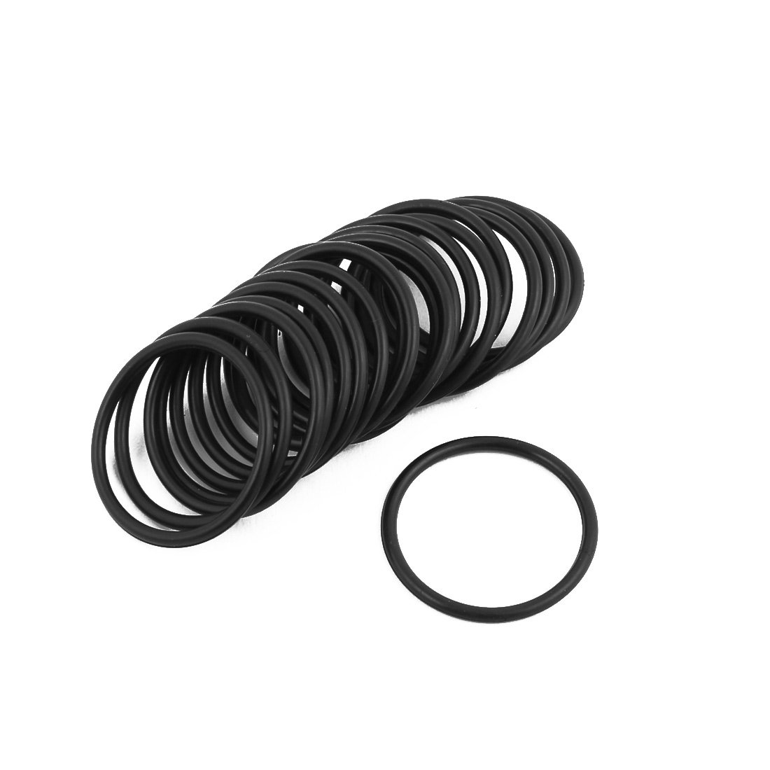 Aexit 20 Pcs Black 28mmx2mm Oil Resistant Sealing Ring O-shape NBR Rubber Grommet (afe33751a76e9977faf4bf4ac44c92bc)