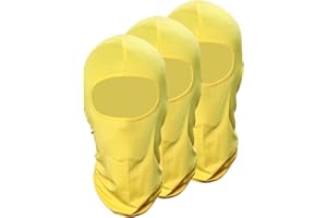 GANWAY Pack of 3 Ski Mask Bandana Face Hat for Outdoor Airsoft Motorcycle Hood Helmet Balaclavas Headwear
