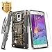 Galaxy Note 4 Case with Tempered Glass Screen Protector, NageBee Belt Clip Holster Built-in Kickstand Full-Body Shockproof Armor Heavy Duty Rugged Durable Case for Samsung Galaxy Note 4 -Camo