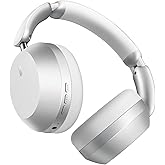 Wentronic Y04 Over-Ear Bluetooth Headphones with ANC, Hi-Res Sound and Built-in Microphone, Wireless or Wired Headset for Commuting and Travel, Compatible with iOS, Android & PC – Silver