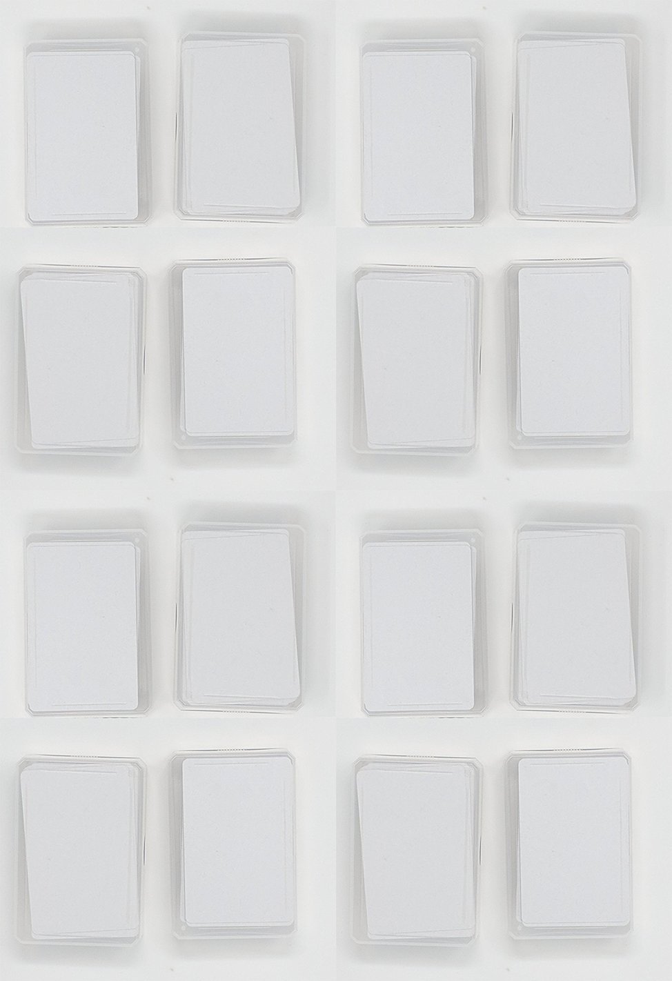 the lazy panda card company Blank Playing Cards to draw on and create your own game (16 x 60 Cards)