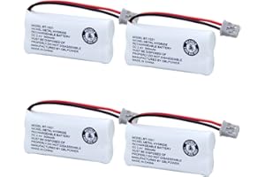 GEILIENERGY BT-1021 Rechargeable Battery Replacement Compatible with Uniden BT1021 BBTG0798001 BT-1008 BT-1016 Cordless Handset Phone(Pack of 4)