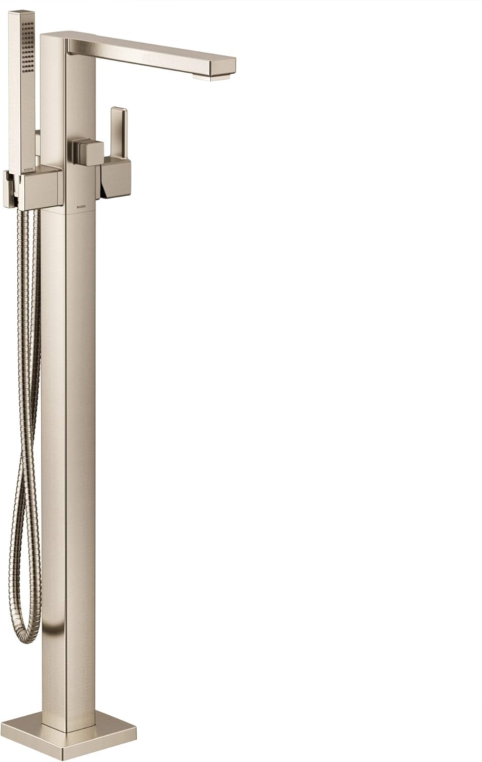 Moen S905BN 90 Degree OneHandle Freestanding Floor Mount Tub Filler