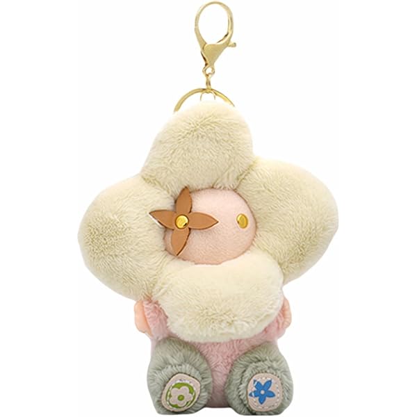 Fuqimanman2020 Cute Bear & Rabbit Plush Keychain - Pearl Accent Stuffed Keychain For Backpacks & Purses - View #12