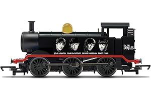 Hornby Steam Train - R30336 The Beatles 0-6-0 00 Gauge Locomotives for Train Set, Engine Models for Adults - 1:76 Scale Model Gift, Black