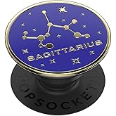 ​​​​PopSockets Phone Grip with Expanding Kickstand, Adhesive Grip, Cute PopSockets - Enamel Saggitarius