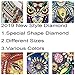 Special Shaped Diamond Dotz Kits Diamond Embroidery Paintings Wall Art Big Canvas Full Drill (12X16inch/30X40CM)