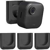 Blink Camera No Drill Wall Mount Bracket for Blink Outdoor 4/ Outdoor 2K+ / Blink Mini 2/Blink Indoor Camera,No Screw Adhesive Blink Camera Mount for Blink Indoor 3Pack (Camera Not Included) Black