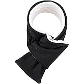 OMUKY Unisex Winter Knit Warm Scarves Thick Fleece Scarf Cold Weather Soft Neck Warmer for Women Men