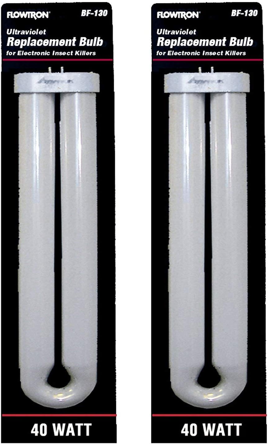 Flowtron BF-130 40 Watt U-Shape Replacement Bulb for FC7800 & FC8800 Models (Pack of 2)