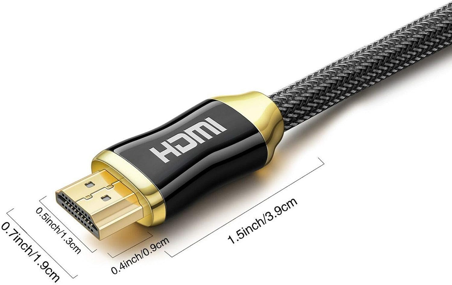 HDMI Cable 4K 60Hz HDMI 2.0 Male to Male 18Gbps High Speed Lead HDR UHD ARC Ethernet Video Cord Compatible with Laptop PC TV Box Blu-ray Player DVD PS4 PS3 Xbox One Soundbar Monitor Switch(2M) - Image 4