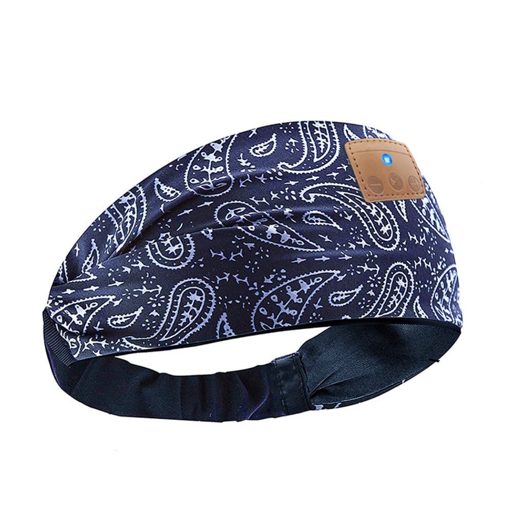 VGEBY Sleep Headphones, 3 in 1 Comfortable Soft Breathable Wireless Headband with USB Cable for Yoga Sports