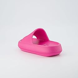 CUSHIONAIRE Feather EVA Slides for Women