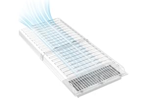 HQZHQZ Magnetic Air Vent Extender for Under Furniture, Floor Vent Deflectors for Floor Register Up to 13" Wide, Extends from 17"-33", 1 Pack Vent Deflectors for Home Floor