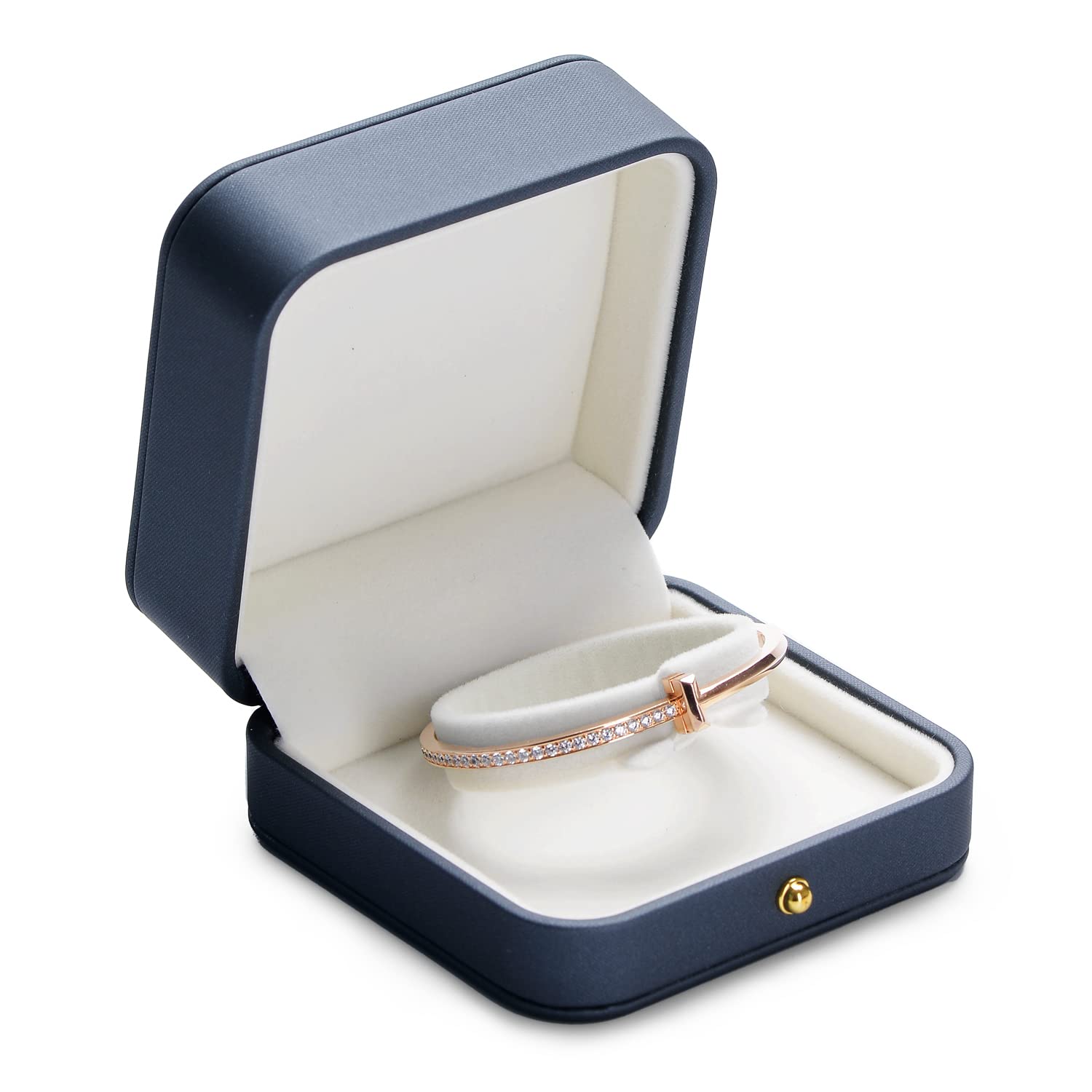 Oirlv PU Leather Bracelet Box Bangle Organiser Boxes Bracelet Gift Case for Birthday Anniversary Christmas