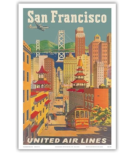 Amazon.com: Southern California - United Air Lines - Vintage