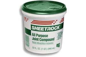 U S GYPSUM 380270072 U S Gypsum 380270 Quart Ready-To-Use Joint Compound, Off-White, 1.75 pt